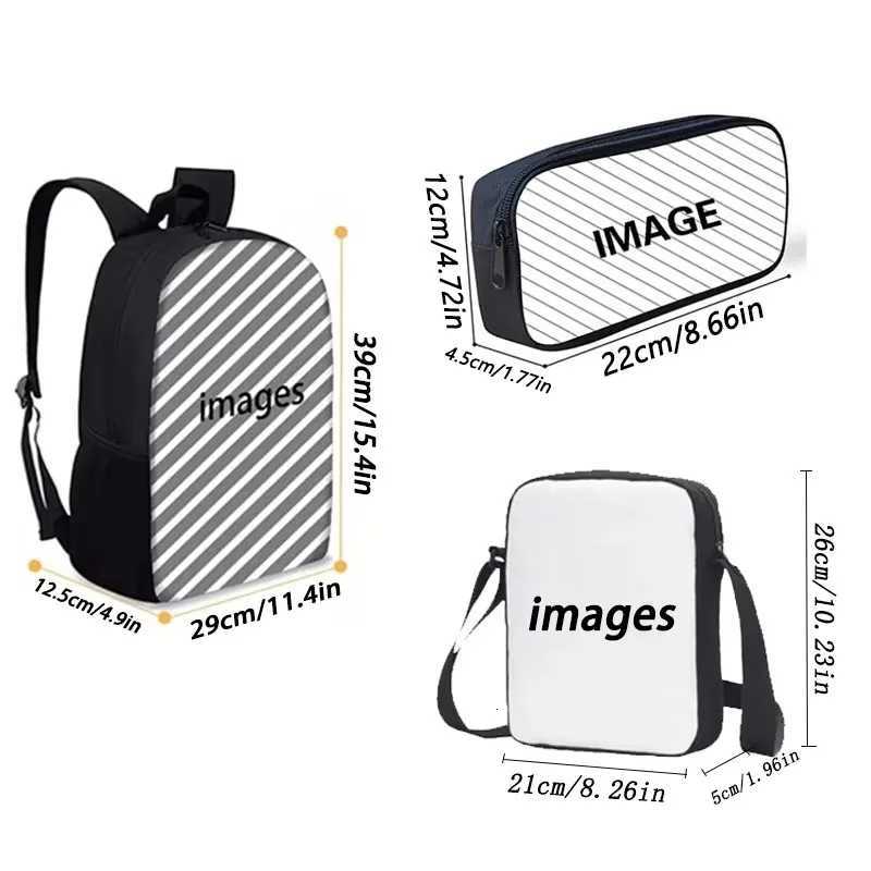 Child School Cute For G-Gengar Backpack with Lunch Bags Pencil Bags School Bags for Boys Girls Best GiftW251113