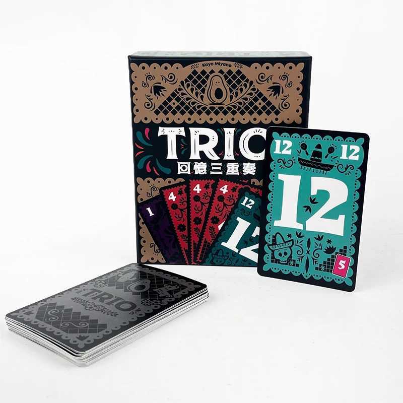 Trio Card Game Exciting Family Party Board Game Where Players Search for Three Matching Cards Strategic Fun for All Ages C251114