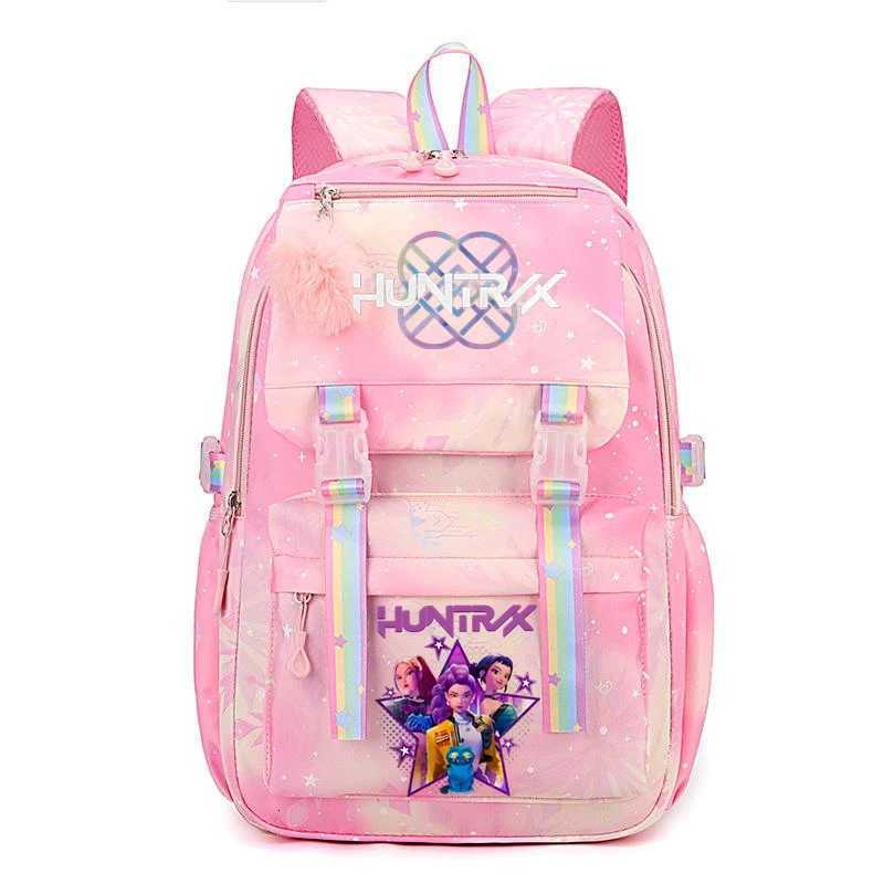 Kpop Demon ont>s Huntrix Backpack School Bags Large Capacity Backpack Women Daypack New School Bags for Student girlsW251113
