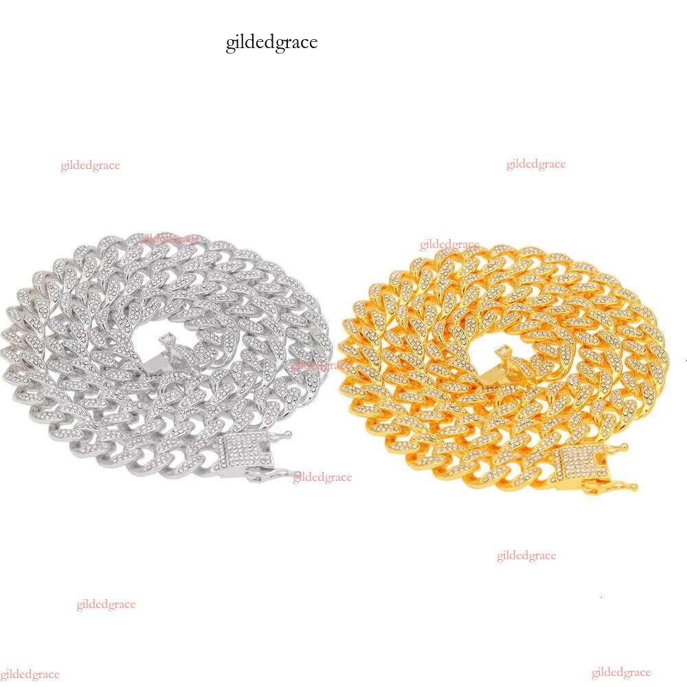 Designer Bracelet Jewelry Chain Pass The Tester 6mm~22mm Wide Gold Sterg Sier D Color VVS Moissanite Dia Cuban k Curb Necklace