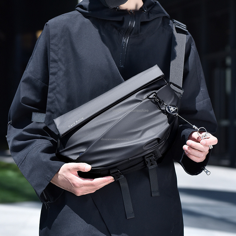 2025 New Designer Men's And Women's Crossbody Bag Functional Trendy Brand High-end Sensory Chest Bag Magnetic Buckle Sports Cycling Shoulder