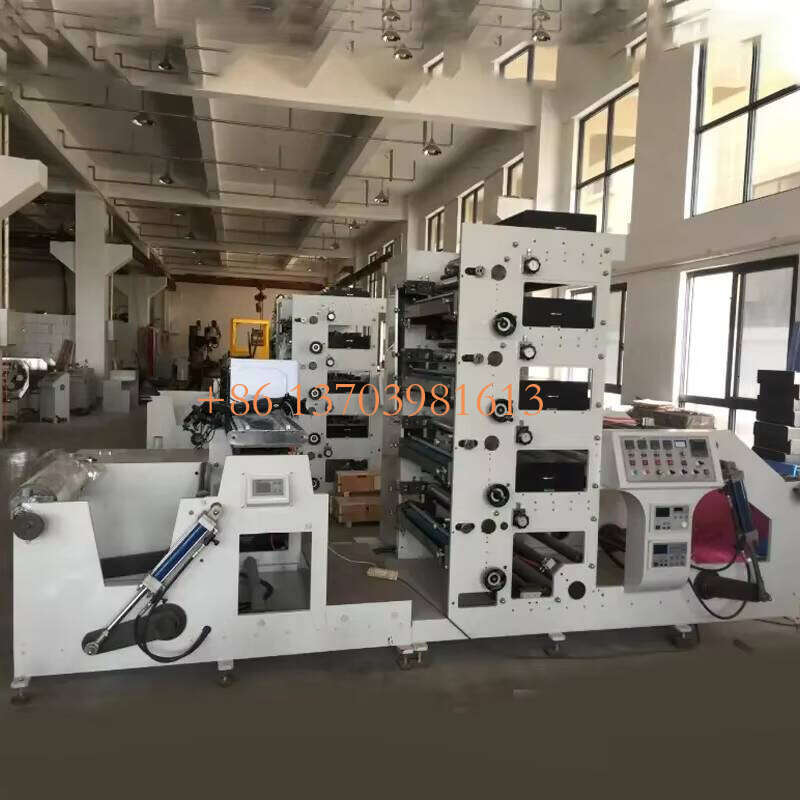 China Exporter of 4 Color Label Flexo Printing Machine Roll to Roll Flexographic Printing Machine
