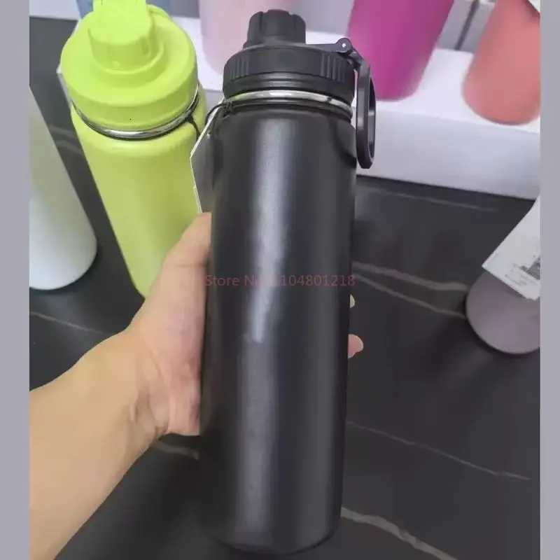 New 710ml Large Capacity Indoor And Outdoor Sports Kettle Water Bottle Stainless Steel Insulated And Cold Cup Holiday Gift C251114