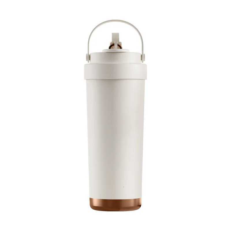 Large capacity Dual Drink Ceramic Inner Pot Insulated Cup Suitable for Men Women With Straws and coffee cups for outdoor travel C251114