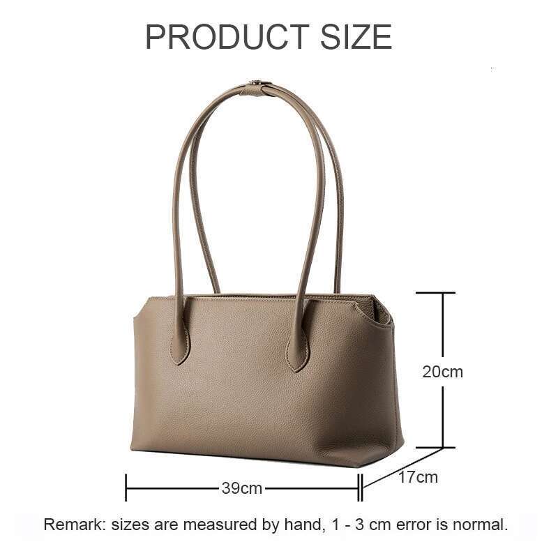 Designer Bag 2024 Autumn New Genuine Leather Women Tote Lady Fashion Commuter Armpit Bag Female Large Capacity Single Shoulder Handbag