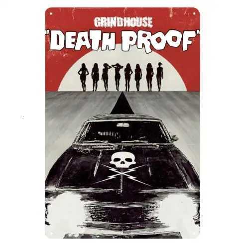Grindhouse Death Proof Movie Metal Poster Tin Sign - 20x30cm Plate -aluminumM251114