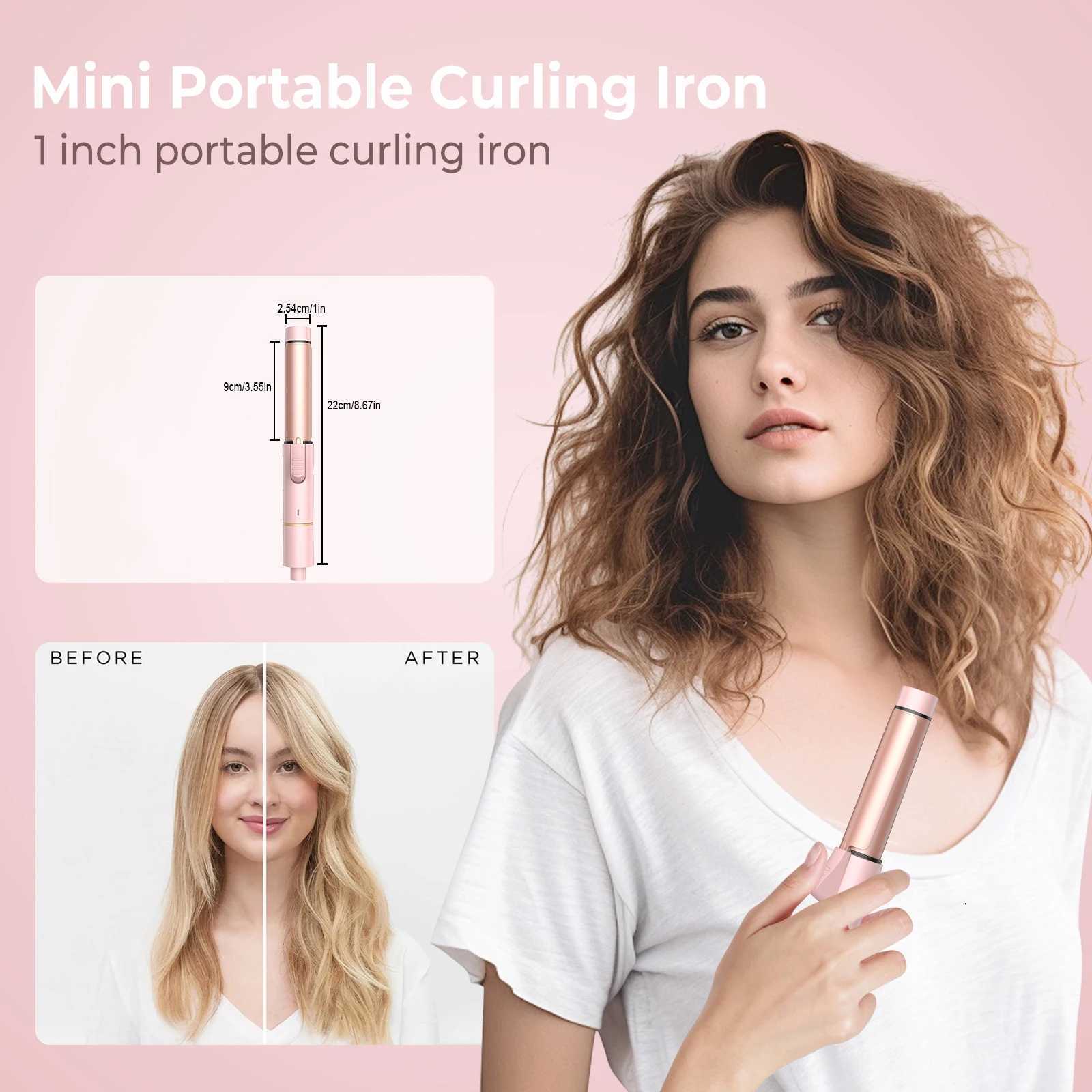 Electric Hair Curler for Women Professional Ceramic Curling Iron Adjustable Temperature Hair Styling ToolT251114