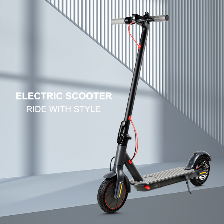 MK083 Electric Scooter - 350W Motor, 8.5" Solid Tires,7.8/10Ah, Max Speed Up to 19MPH/25MPH and 21/31Miles Long Range, E-Scooter with APP Control