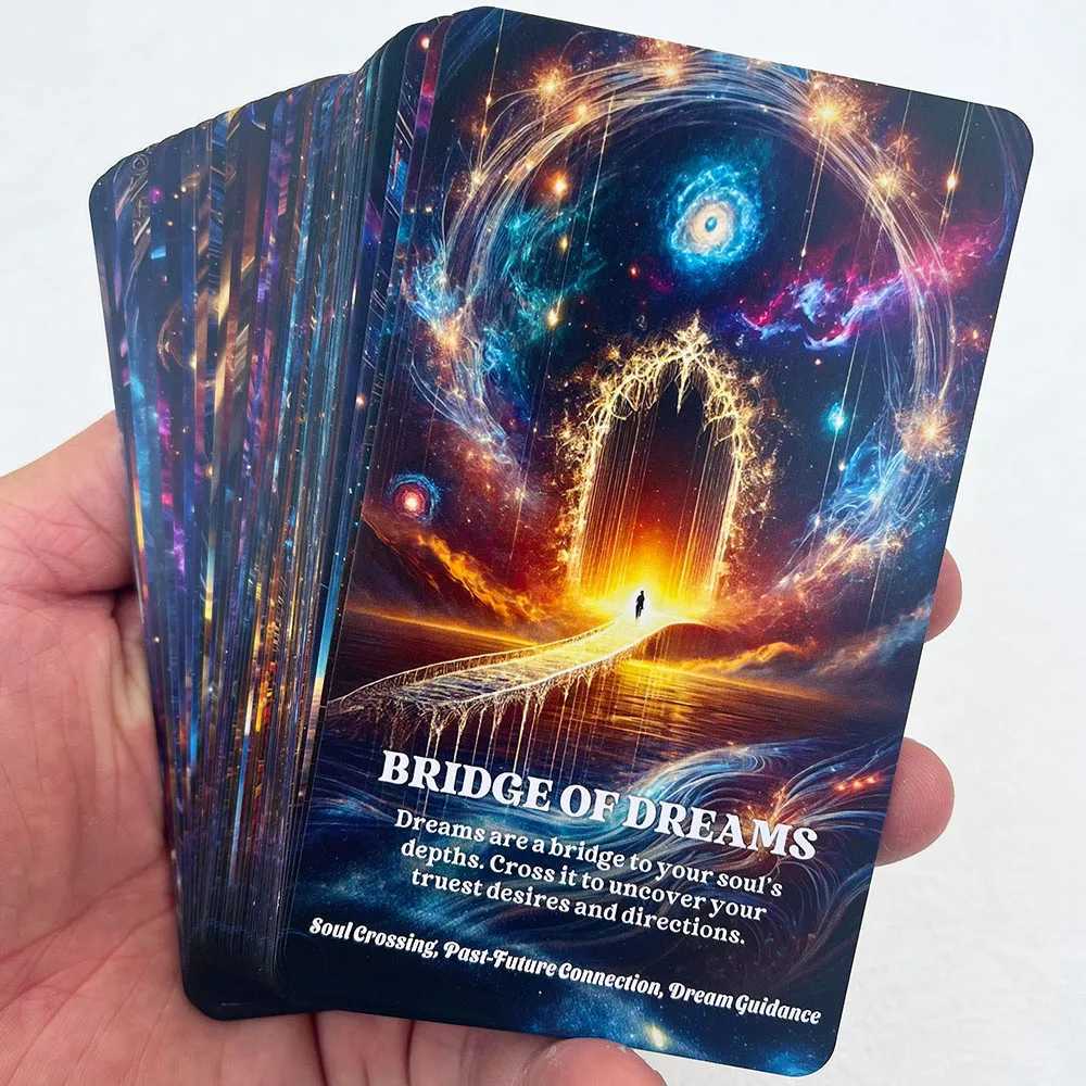 Tarot Deck Soul Contract Oracle Cards Spirit Messages Cards Soul Tarot Deck Mysterious Information Cards12x7cm 56-Cards C251114