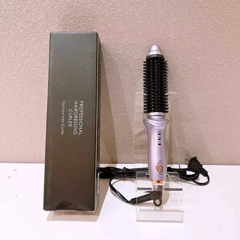 The most popular two-in-one ceramic curlers straightening combs and curlers hair brushes and hair styling toolsT251114