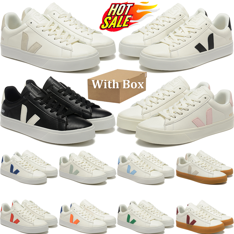 designer shoes mens sneakers women trainers vejashoe white black pink green blue yellow Personality jogging walking shoe with box