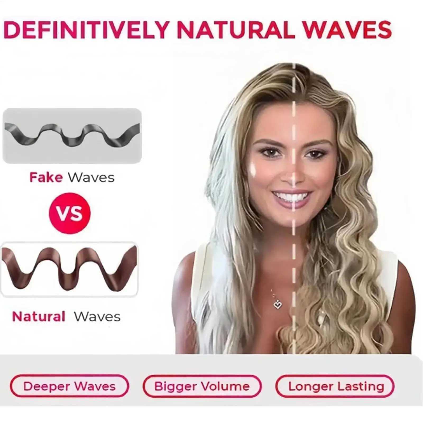 Electric Negative Ion Curling Iron Hair Curler for Women Hairdressing Tool with Adjustable Temperature for Salon Home TravelT251114