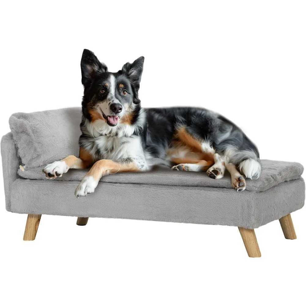 Dog sofa bed elevator pet sofa with foam pad soft removable and washable cover with anti-skid foot pad cat sofa X250412