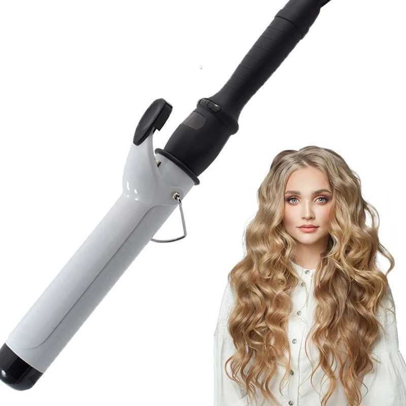 LCD Hair Curler Professional Temperature Adjustment Hair Curl Irons Curling Wand Roller Wave Styling ToolsT251114