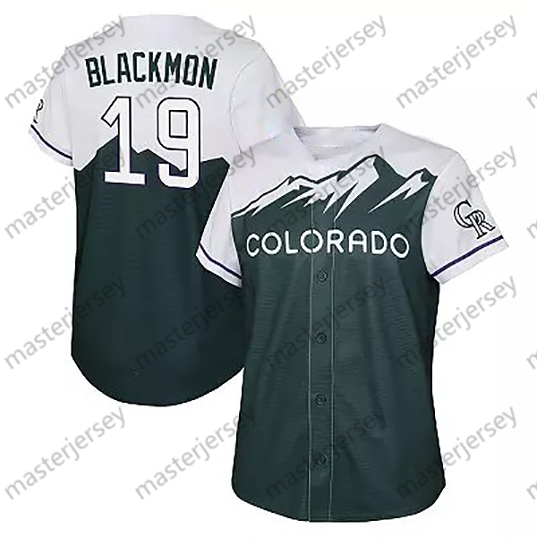 19 Blackmon 2025 City Connect Baseball Jerseys Tovar McMahon Rodgers Freeland Goodman Custom Jersey Sweatshirt - Embroidered Loose Fit