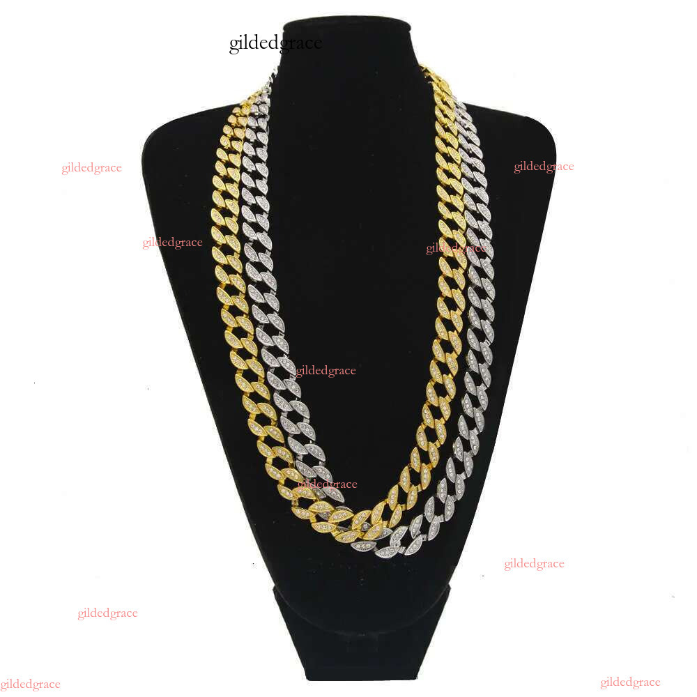 Designer Bracelet Jewelry Chain Necklace Pass The Tester 6mm~20mm Wide Gold Sterg Sier D Color VVS Moissanite Dia Cuban k Men necklaces