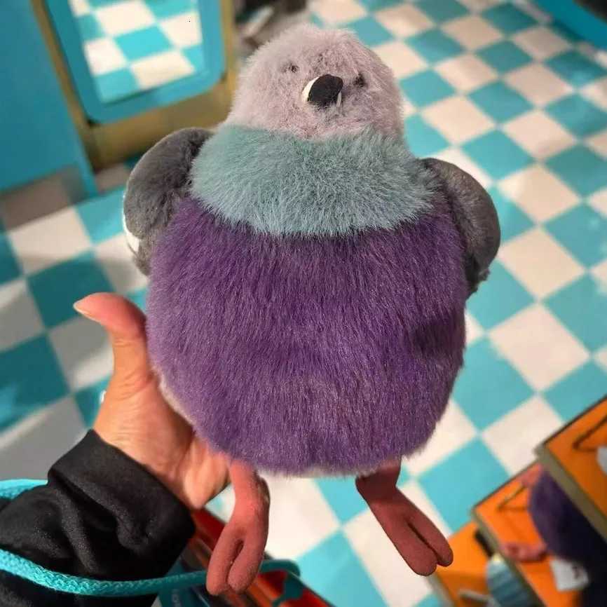 23cm Parrot Fat Pigeon Bird Plush Doll Toy Gift Doll Pet Companion Toy Ornaments Christmas Birthday Girl Gift Y251114