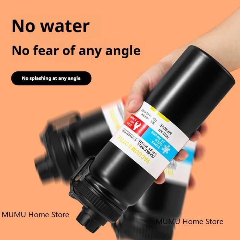 600/800/1000ML Stainless Steel Thermo Bottle Portable Tumbler Vacuum Flask Travel Thermal Water Bottle Tumbler for Outdoor Sport C251114