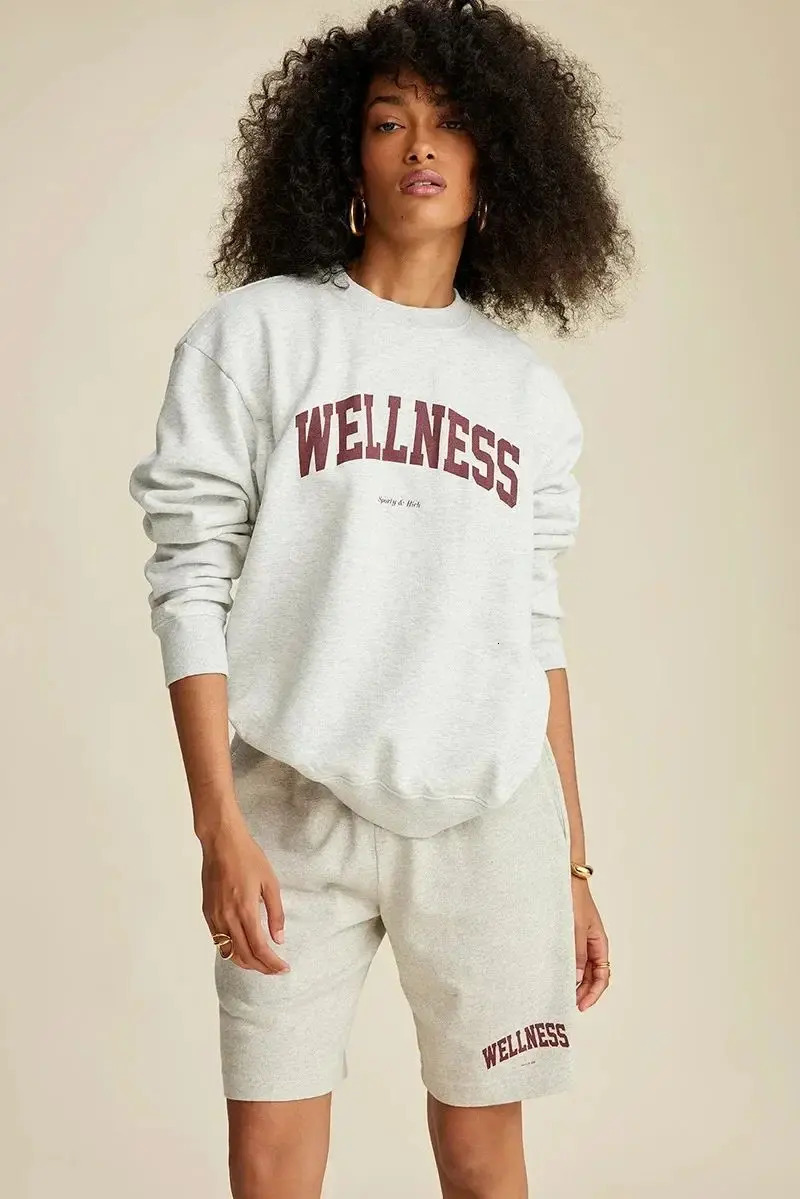 Womens winter hoodies sweatshirts and magnificent printed gray white letter number zippers 250414