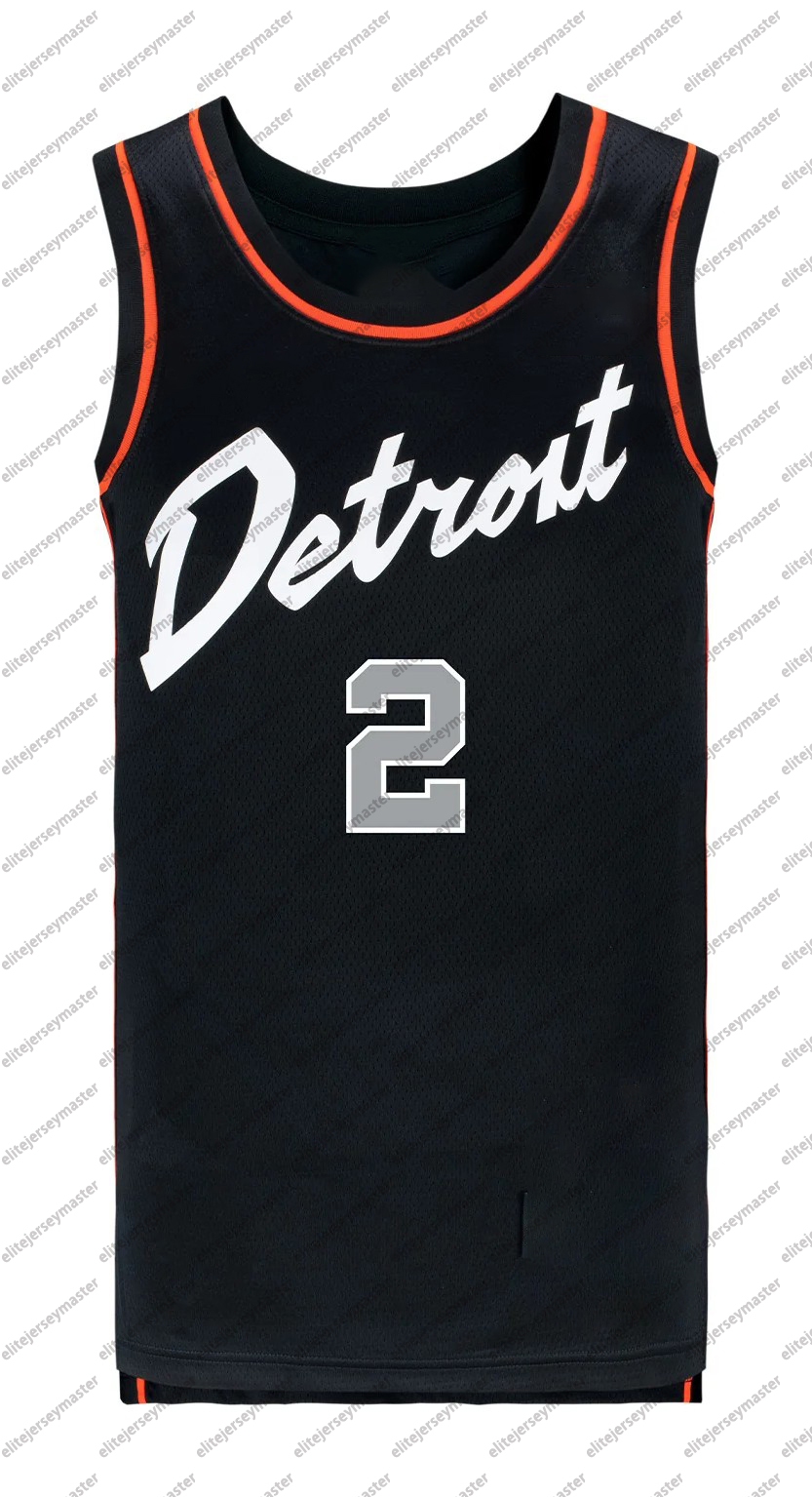 2 Cade Cunningham 2025-26 City 9 Thompson Personalized Custom Basketball jersey 71 Schroder Jersey Malik Beasley Duren 19 Fontecchio Stitched Custom A