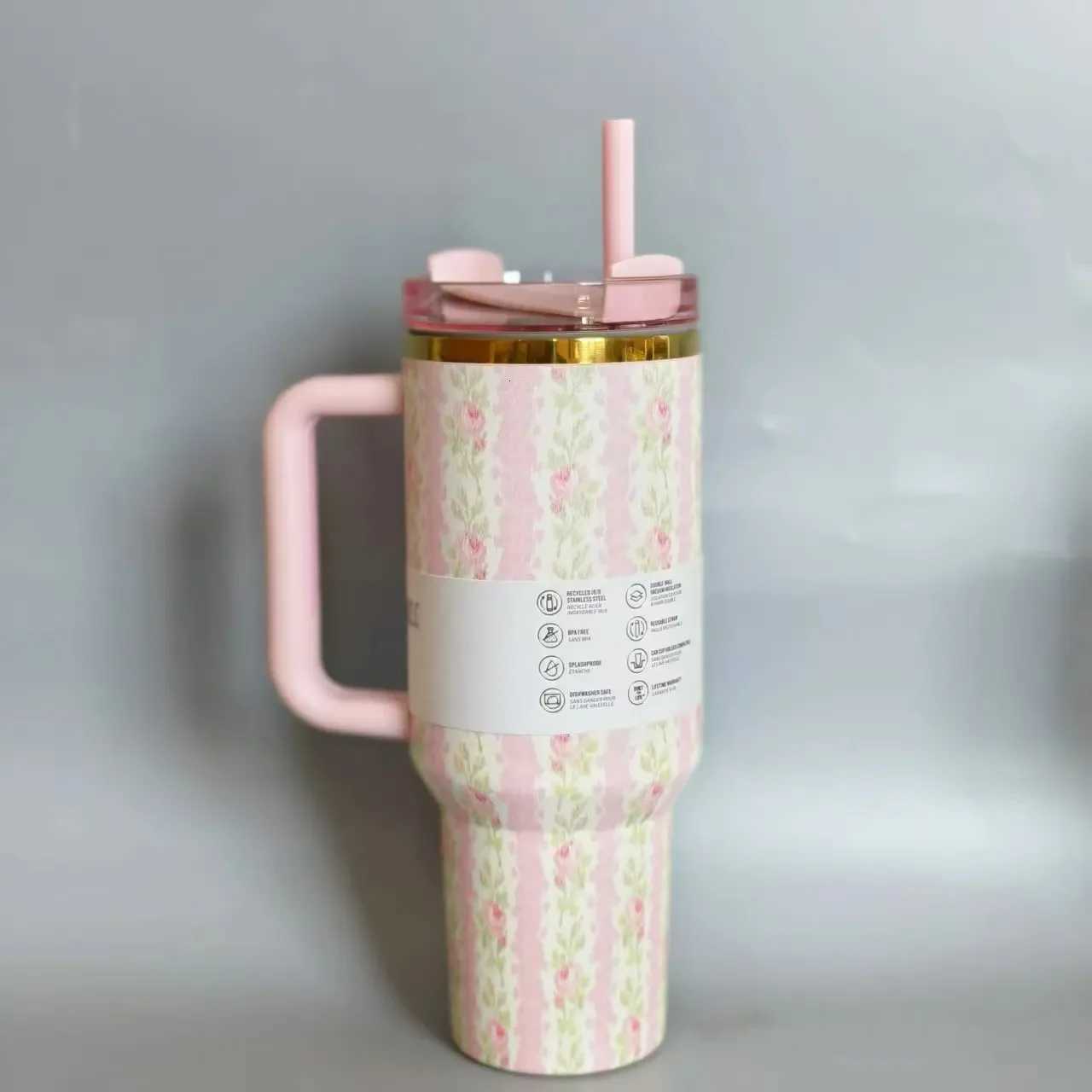 2025 40oz 5D Color Insulated Cup - 304 Stainless Steel Cold Retention Coffee Cup with Straw Car Gift Use C251114