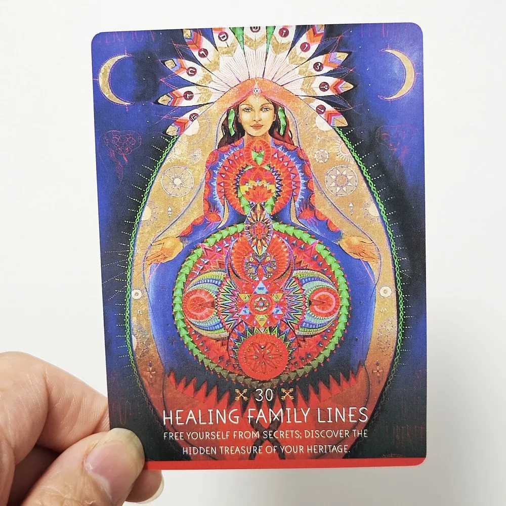 10473cm Medicine Woman Oracle Discover The Archetypes of The Divine Feminine 49 Pcs Oracle Cards C251114