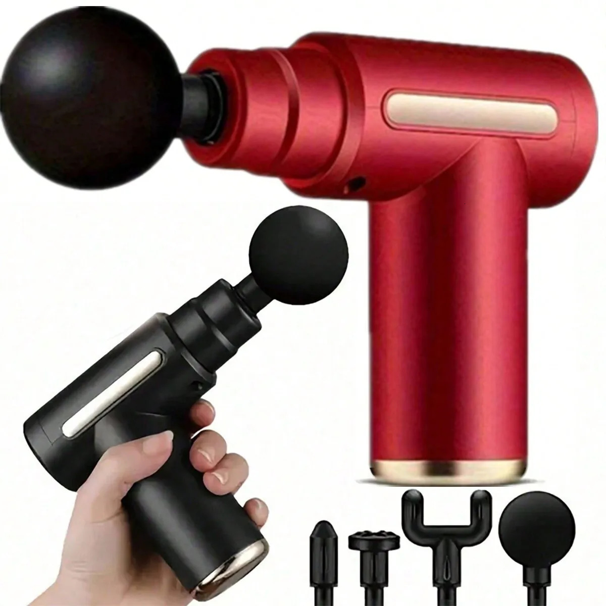 Upgraded Portable Massage Gun - Deep Tissue Muscle Relief USB Rechargeable Battery Ideal For Back NeckGift For Everyone 250414