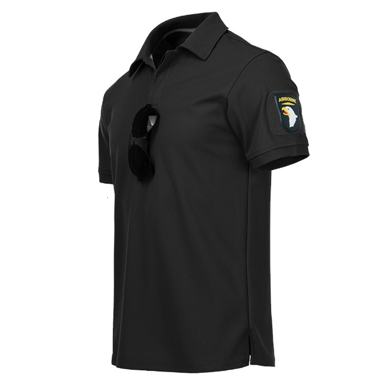2025 Designer Polo Quick Men Sports Loose Summer Outdoor Drying Clothes Special Forces War Wolf Tactical Short Sleeved Military Fan T-shirt