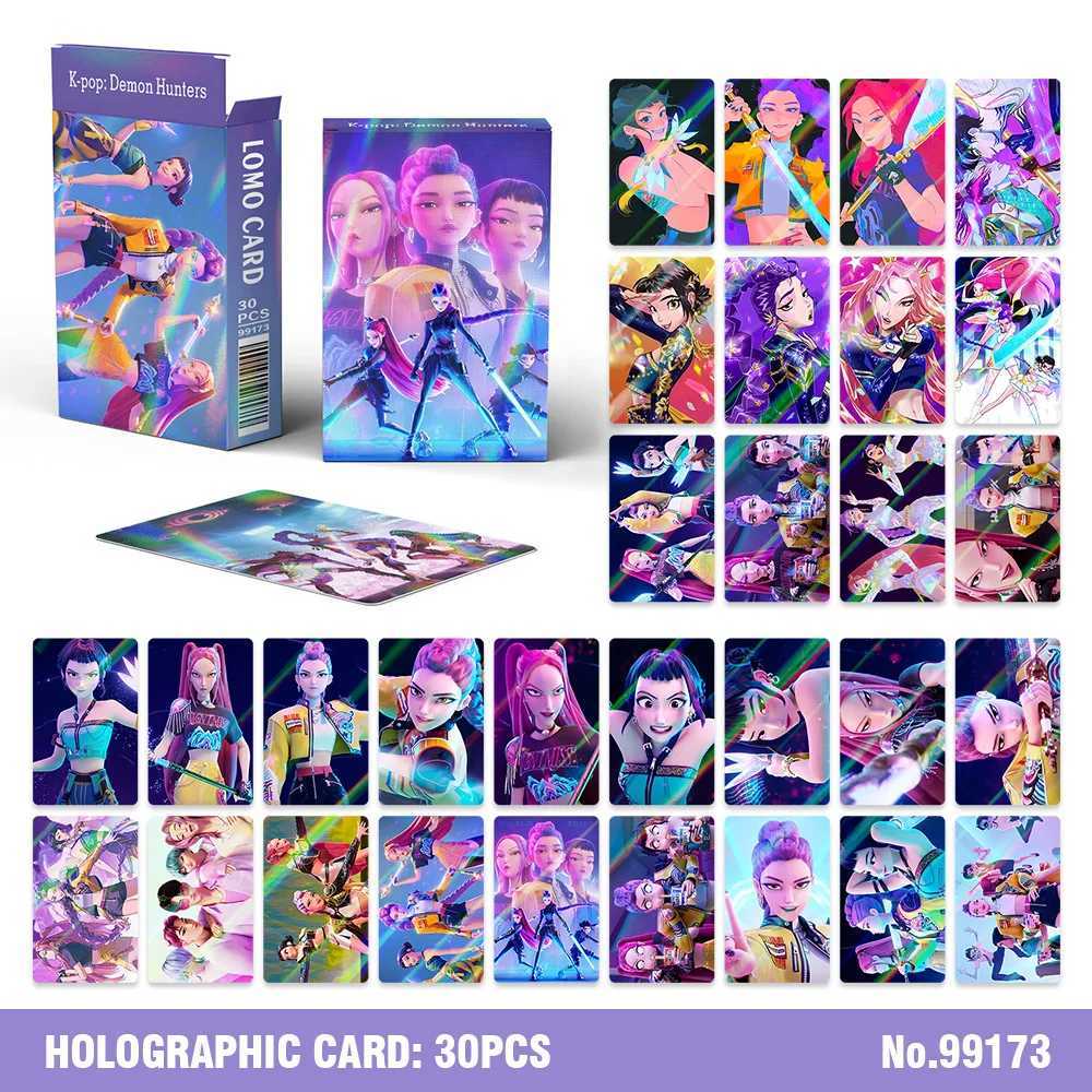 NEW kpop demon hunters card game collectible card LOMO small card anime double-sided LOMO Christmas and birthday gift C251114