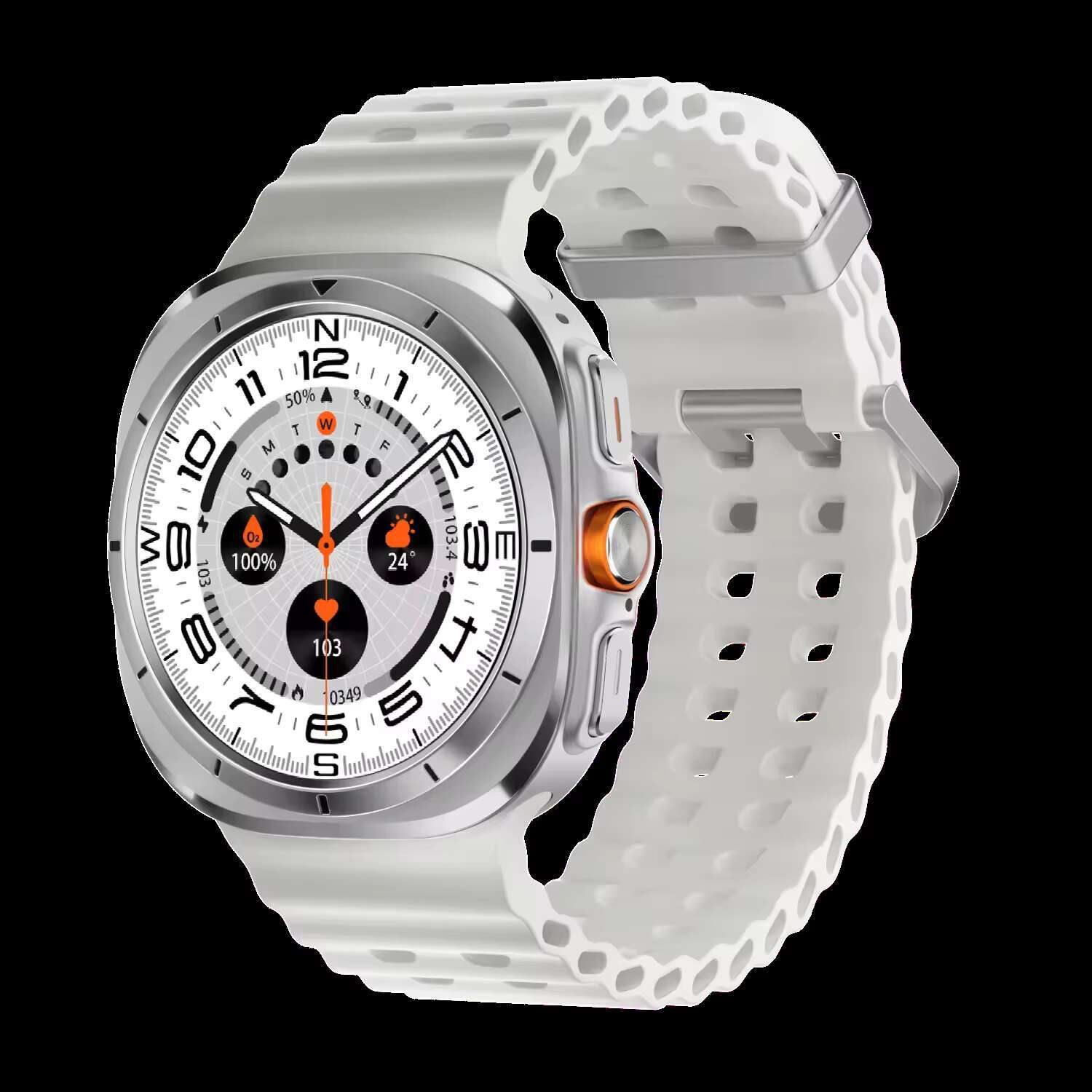 High quality and fashionable W7 smartwatch with super Amoled * 466 high-definition resolution, fitness tracker, sports bracelet watch
