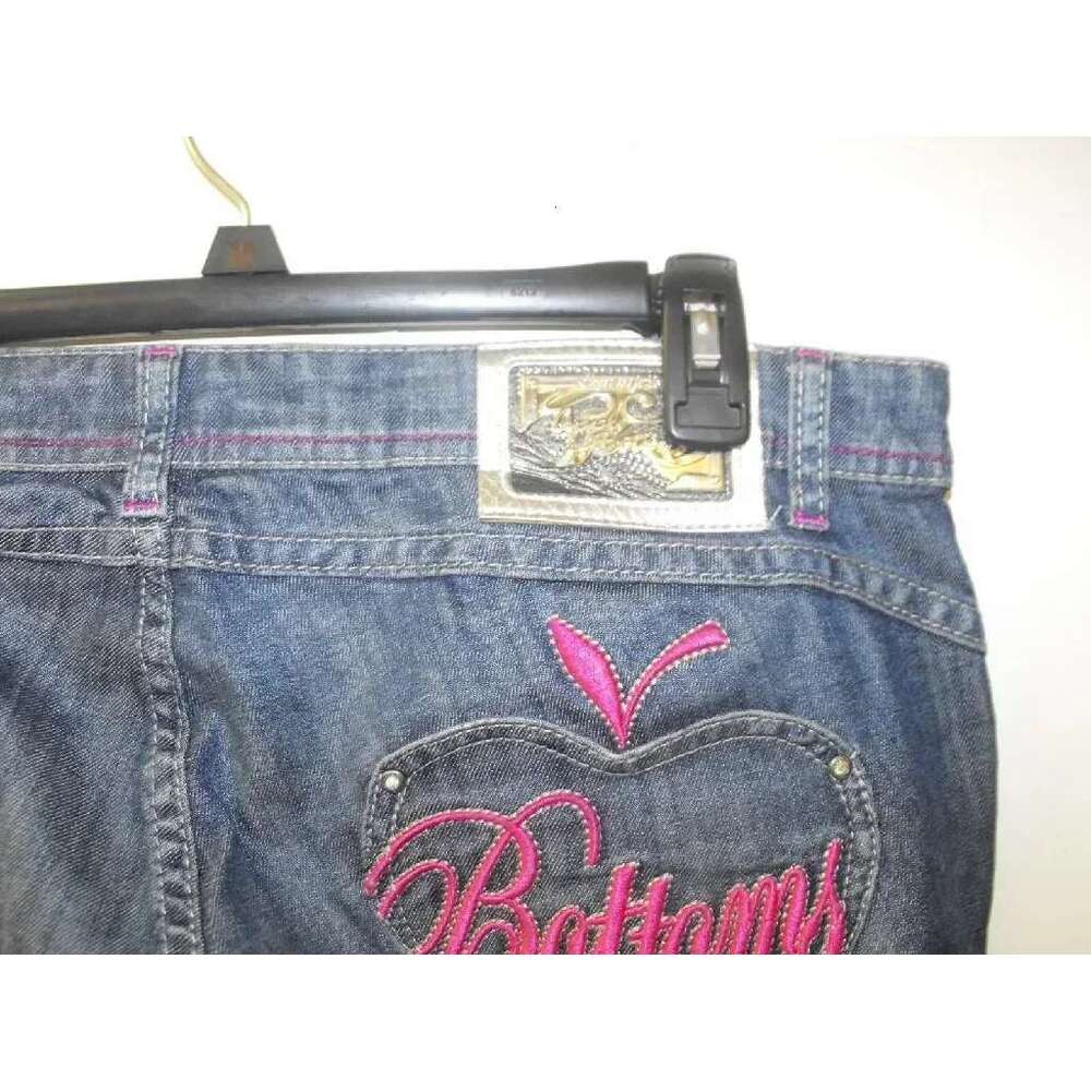Vintage 90S Apple Pocket 2025 New Street Men And Casual Loose Haruku Plus Size Jeans Cargo Pants Women