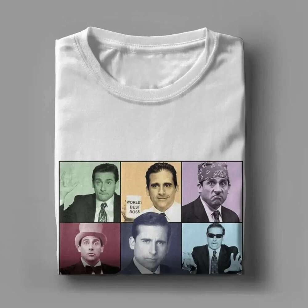 Michael Scott Eras Tour T Shirts The Office Funny Tees Short Sleeve Crew Neck Shirt Women Clothing
