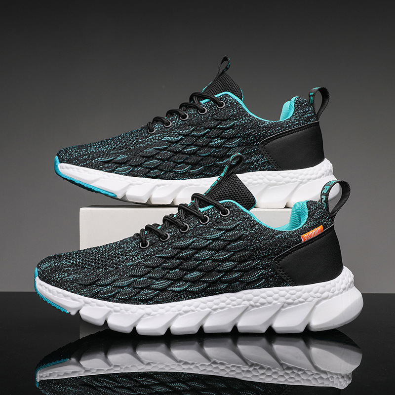 Best Selling Designer New Soft Sole Men Sports Shoes 2025 Summer Mesh Breathable Casual Shoes Travel Durable Sneakers