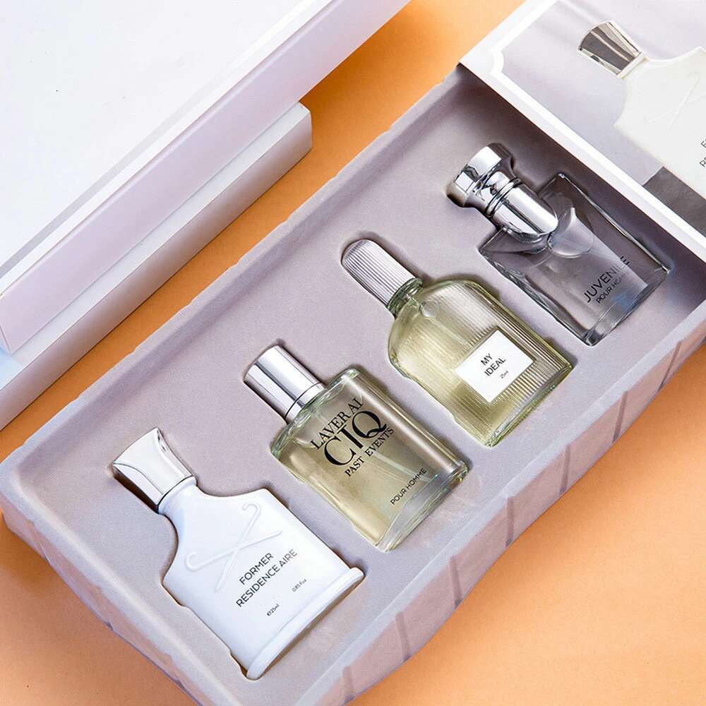 Brand Perfume Men Cologne 100Ml Gift Box 4Pcs Set Profumo Uomo Lasting Fragrance Spray Ral Scent Pheromone Parfums Homme