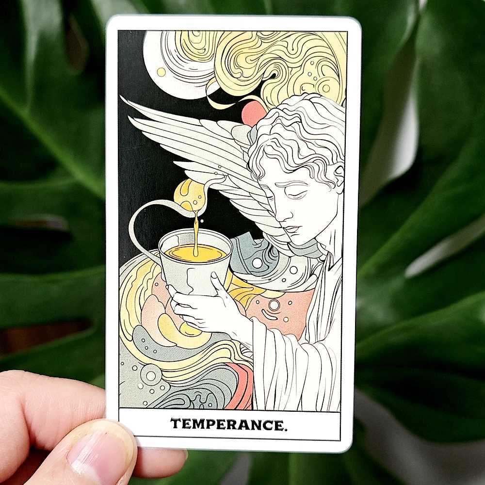 Phantom Tarot Deck 1036cm 78 Colorful Tarot Cards Based on Rider Waite System C251114