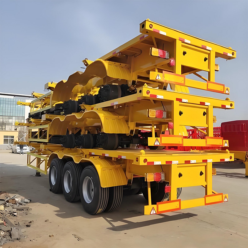 Skeleton semi-trailer. Factory direct sales, supporting customization. Support seamless integration of sea, land, and air. Quick loading and unloading