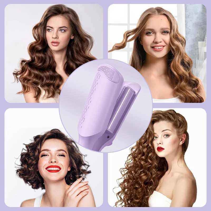 Electric Hair Curler 32mm Large Wave Styling Ceramic Hair Long Lasting Curling Iron Styling Tool Curling Wand Hair WaverT251114