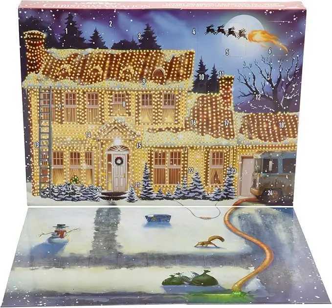 2024 New 24 Day Christmas Vacation Advent Calendar Christmas Vacation Figures And Accessories Christmas Countdown Calendar Gift Y251114