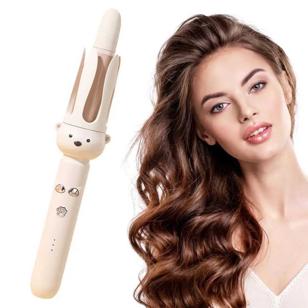Automatic Hair Curler 28mm Negative Ions Electric Ceramic Rotating Stick Hair Styler Anti-Tangle Waves Curl Curling Iron Cu C0Y2T251114