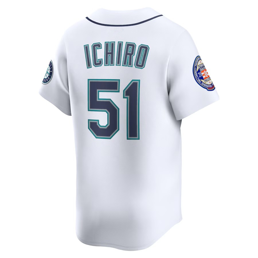 Custom Mariners Baseball Jersey Ken Griffey Jr. Julio Rodriguez JP Crawford Mitch Haniger Cal Raleigh Luke Raley Randy Arozarena Andres Munoz Ichiro S