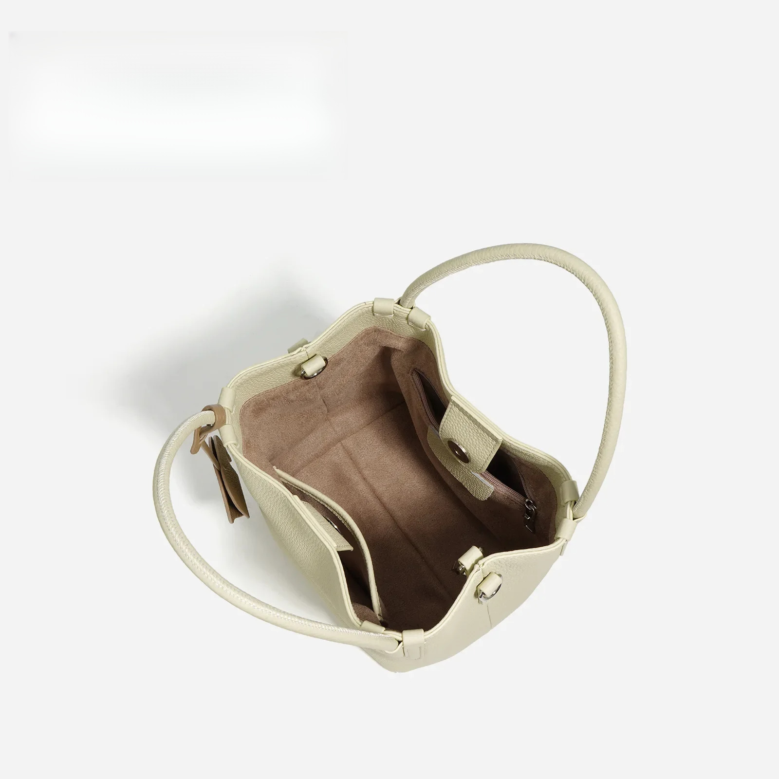 Designer bag handbag women's spring collection vegetable basket water bucket bag crossbody texture top layer cowhide vegetables simple and versat