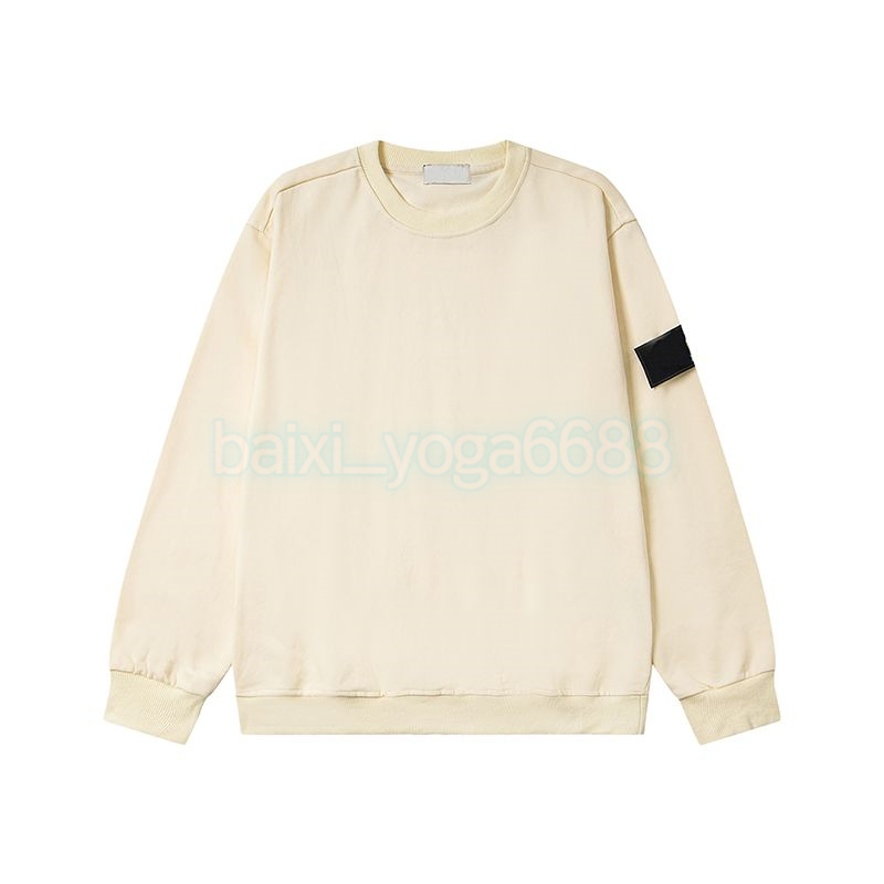 designer mens hoodie jumper zip up stones sweatshirt womens hoodies hooded cross badge armband letter sign Long Sleeve Sweater Pullover compass top