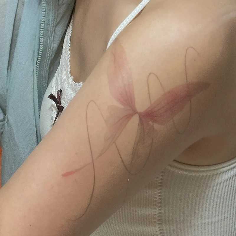 Y2K Dopamine Colored Butterfly Stickers Romantic Fairy Temporary Tattoo Female Arm Fake Tattoo Sexy Temporary TattooXJ25414