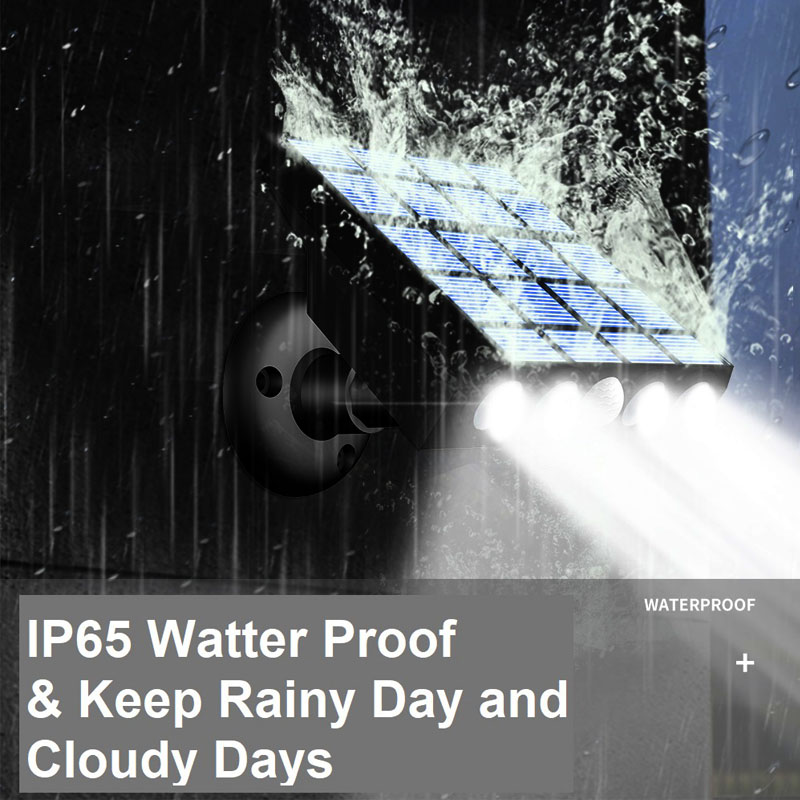 IP65 Waterproof Outdoor Solar Wall Lamps - 2 PCS Super Bright Security Lights for Gardens, Yards & Patios