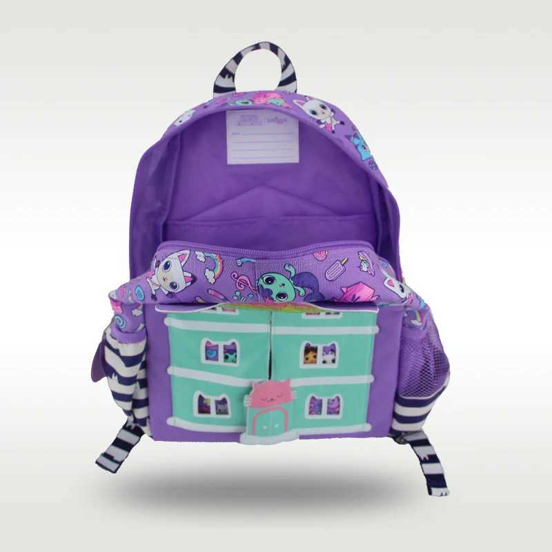 Australian Smiggle backpack girl Gabby shoulder bag Kawaii 3-7 year model bag 14 inches Z250414