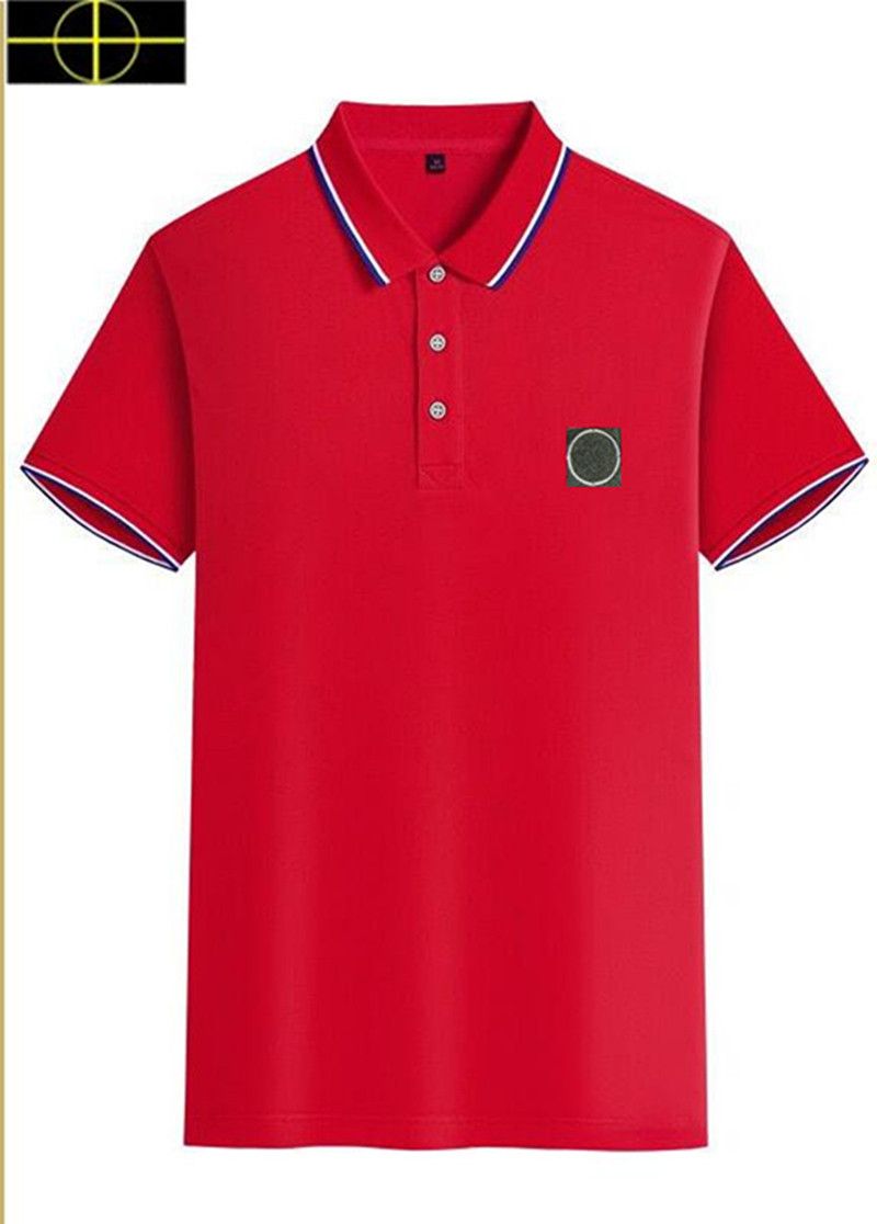 AAA Designer Polo Shirt Men's Luxury Polo's Casual Men's stones T-shirt islands Embroidered Fashion High Street Casual Collar Fashion Men's Polo Shirt