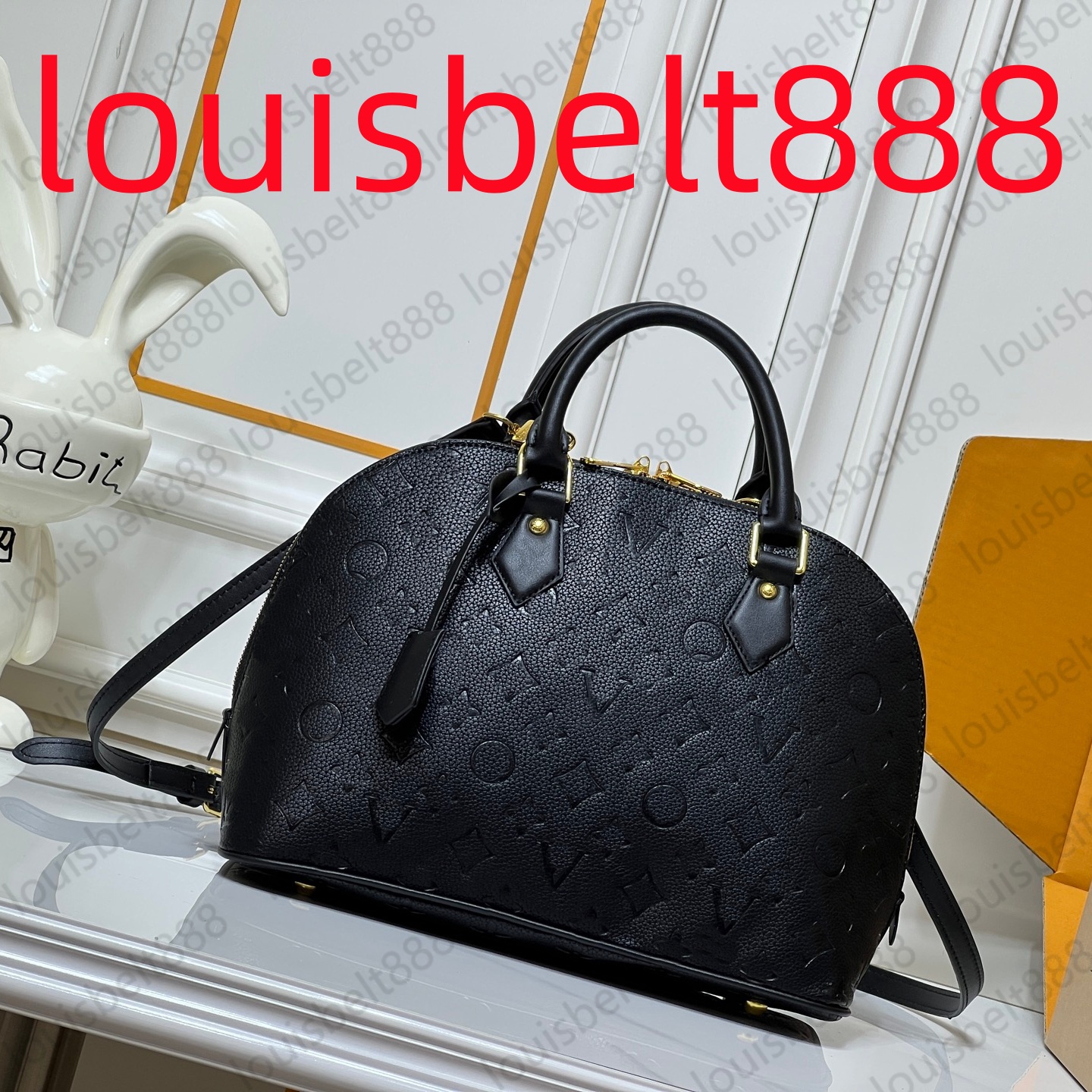 Designer Paris BB handbags Black embossed soft leather shell bag Fashion Classic women's luxury large capacity handbags shoulder bag crossbody bags wallet