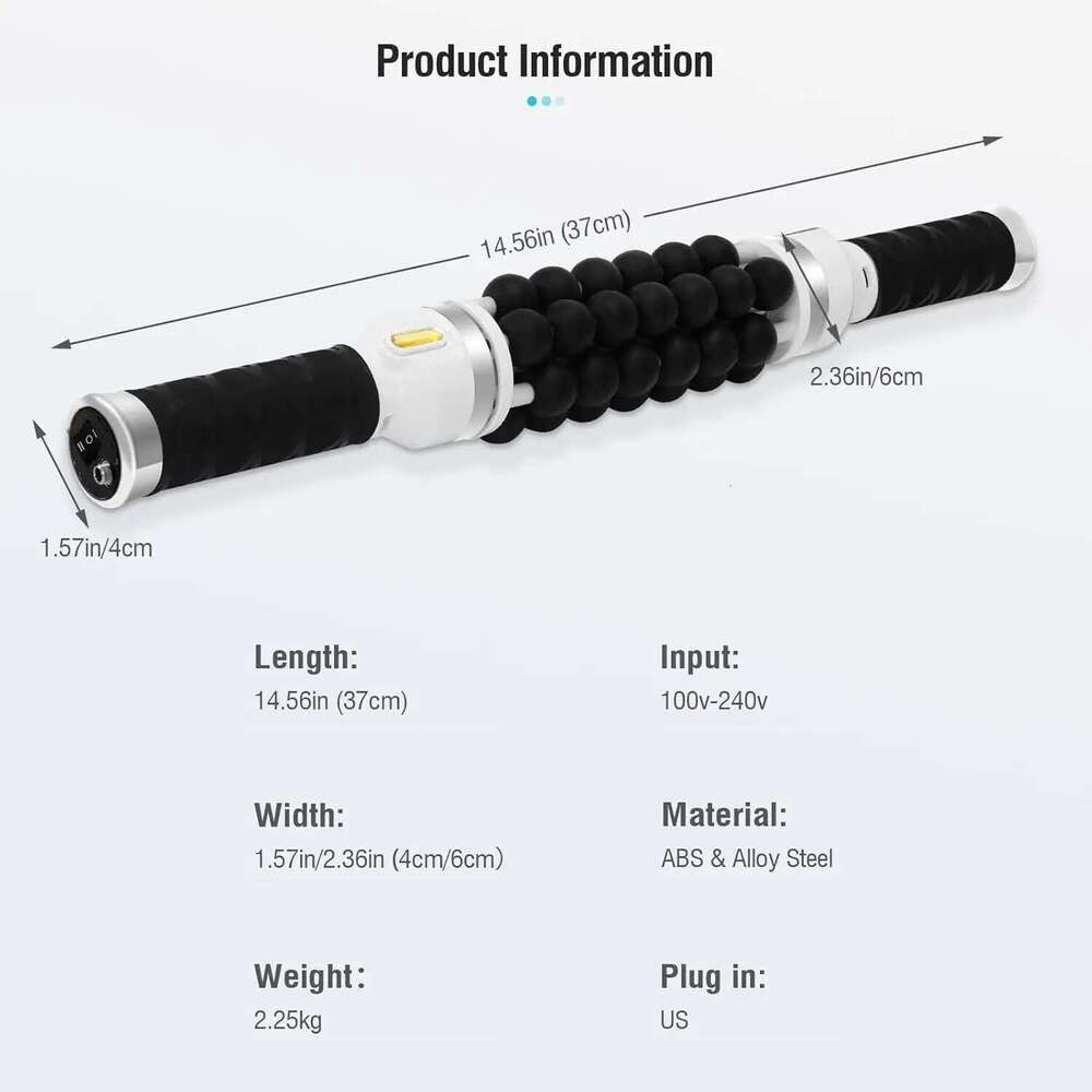 40W Electric Roller For Muscle Rela High Frequency Rolg Massage Anti-Cellulite Body Shapping Slimming Hine