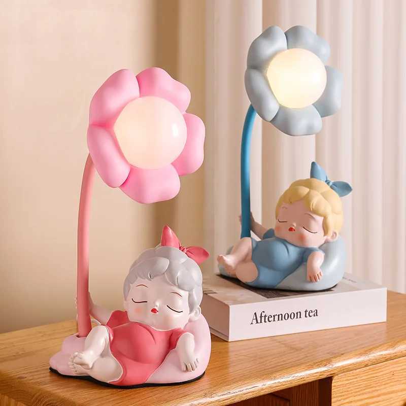Cute teenage desk lamp bedroom bedside lamp luxurious romantic decoration bedroom cabinet night light M251114