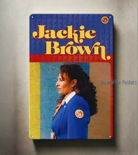 Jackie Brown Quentin Tarantino Movie Metal Poster Tin Sign 20x30cm Plate -aluminumM251114